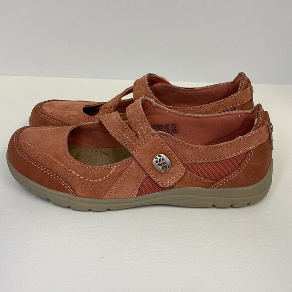 Earth Origins Rapid Troy Terra Cotta Suede Sneaker Mary Jane Size 6.5 - Picture 6 of 13